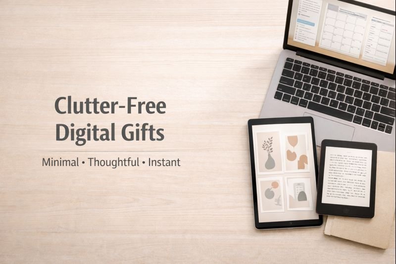 Read more about the article Clutter-Free Digital Gifts (Smart & Minimalist Gift Ideas for 2025)