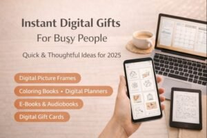 Read more about the article Instant Digital Gifts for Busy People (Quick & Thoughtful Ideas for 2025)