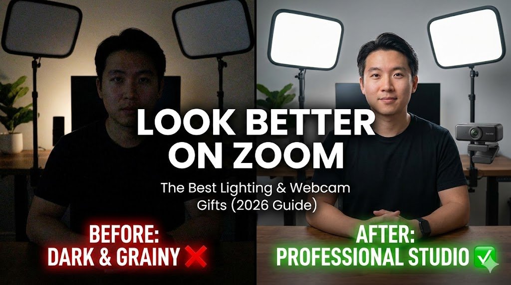 Read more about the article Look Better on Zoom: The Best Lighting & Webcam Gifts for Remote Workers (2026 Guide)
