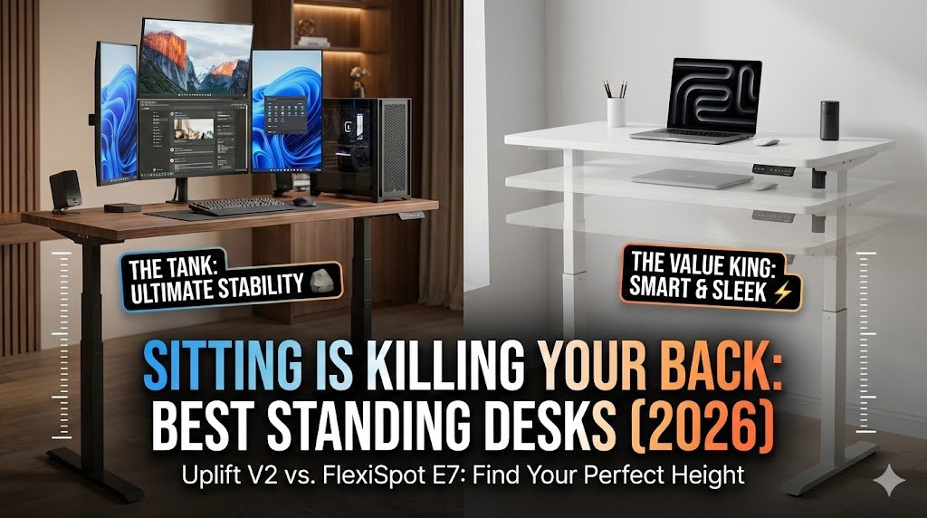 You are currently viewing Sitting is Killing Your Back: Best Standing Desks for Home Office (2026 Guide)