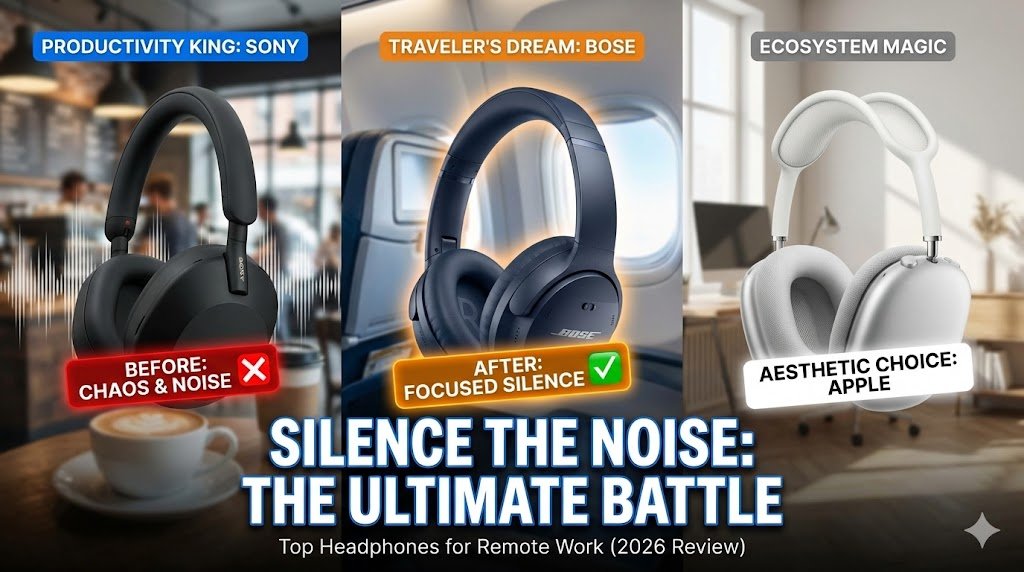 Read more about the article Silence the Noise: Top Noise-Cancelling Headphones for Working from Anywhere (2026 Review)