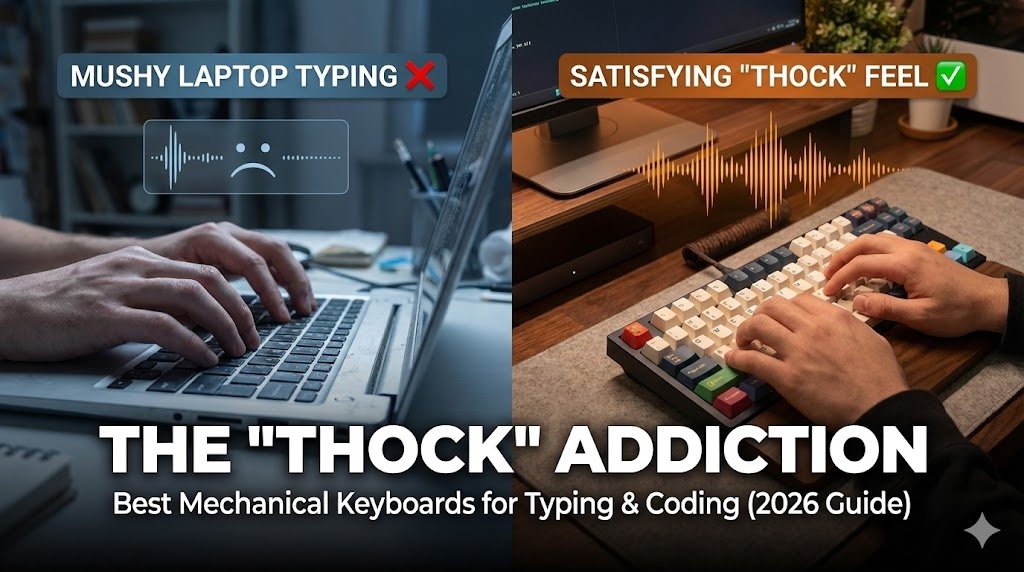 You are currently viewing The “Thock” Addiction: Best Mechanical Keyboards for Typing & Coding (2026)