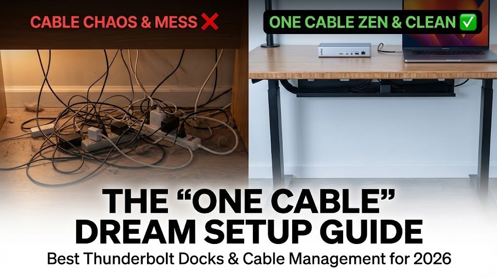 You are currently viewing The “One Cable” Dream: Best Thunderbolt Docks & Cable Management Guide (2026)