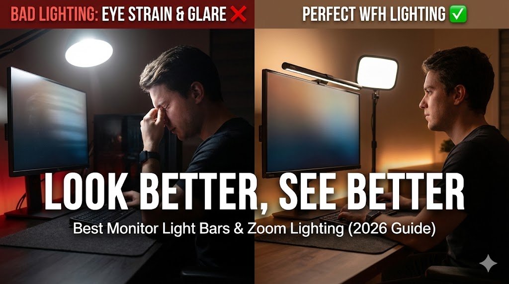 Read more about the article Look Better, See Better: Best Monitor Light Bars & WFH Lighting (2026)