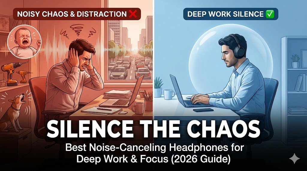 You are currently viewing Silence the Chaos: Best Noise-Canceling Headphones for Deep Work (2026)